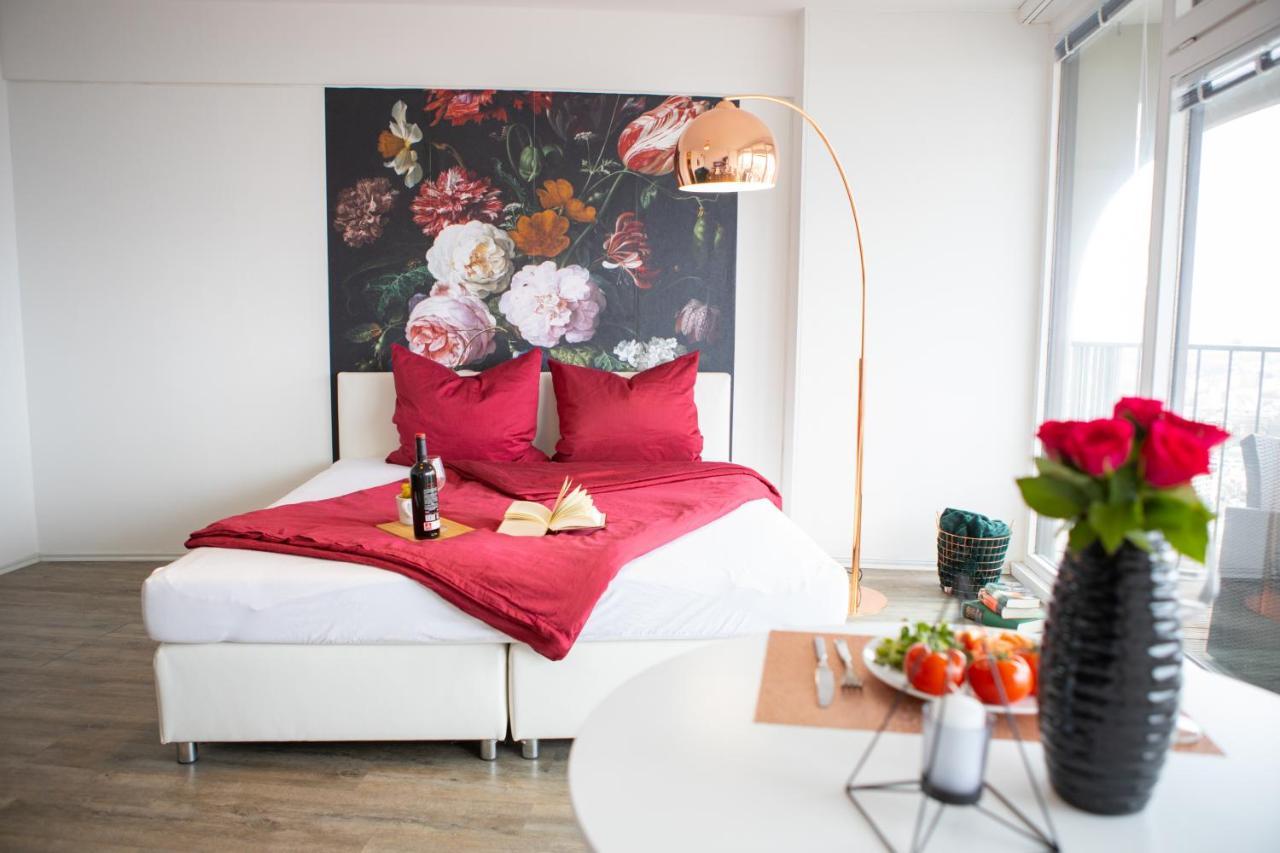 Modernes Apartment Mit Tollem Blick Ueber Die Stadt Augsburg Eksteriør billede